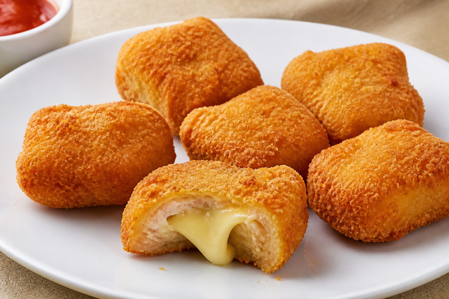 6 Chicken Cheese Bites