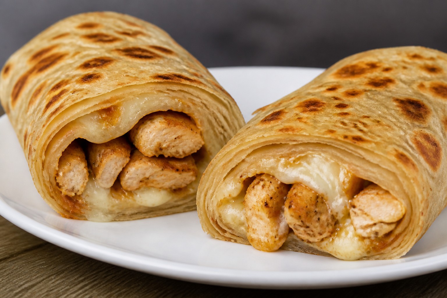 Chicken Cheese Paratha